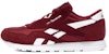 (JR) Reebok Klasik Nylon 'Merah Rendah' FU6784