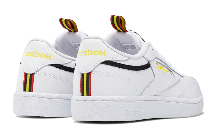 Shop (JR) リーボック Club C 85 白/黄 EG5284