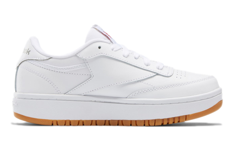 Order 大童 Reebok Club C Double 舒適 耐磨 低筒 兒童板鞋 雪白