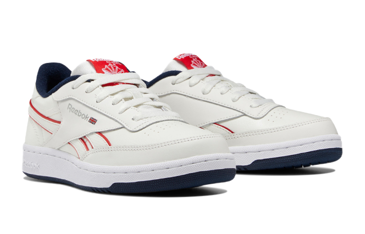 Lookbook (JR) Reebok Club C Revenge 'Chalk Scarlet' Zapatillas Retro Clásicas DV9354