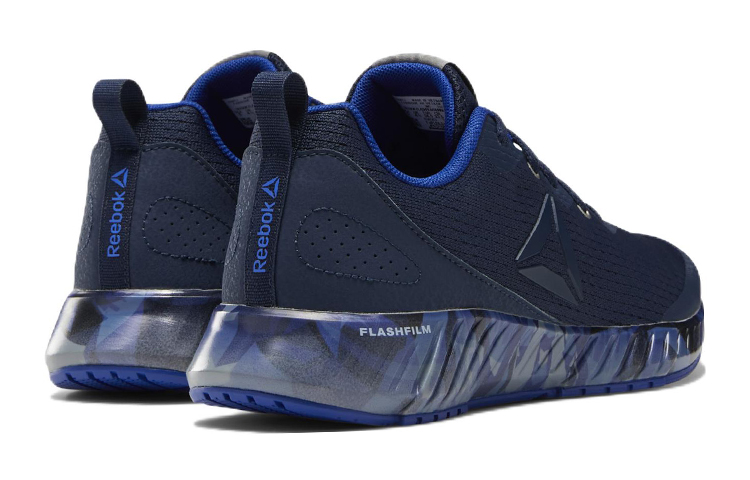 Shop 大童 Reebok Flashfilm Runner 輕便舒適跑步鞋 深藍