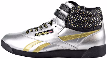 (Youth) Reebok Freestyle Hi 'Birthday Silver' BD2433 (Youth) Reebok Freestyle Hi 'Birthday Silver' BD2433