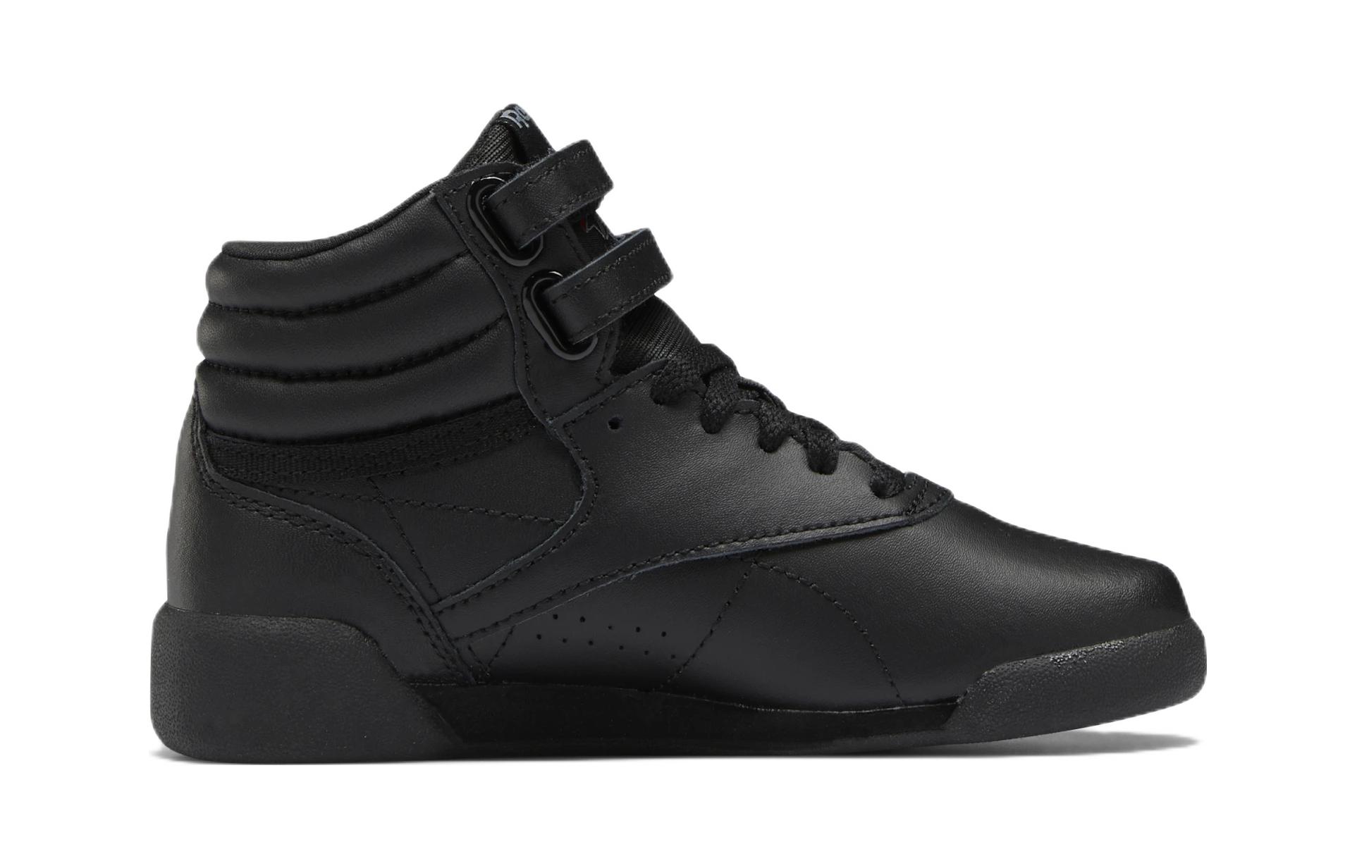 (Youth) Reebok Freestyle High 'Black Pure Grey' 圖 2