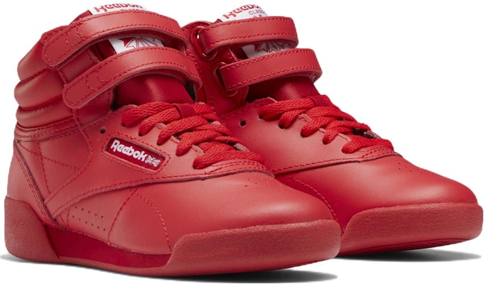 (JR) 리복 프리스타일 하이 '벡터 레드' (Reebok Freestyle High 'Vector Red') GX7229 Lookbook (JR) 리복 프리스타일 하이 '벡터 레드' (Reebok Freestyle High 'Vector Red') GX7229