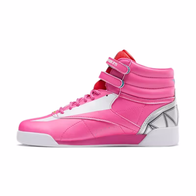 (Youth) Reebok Power Rangers Freestyle Hi 'Pink Dino Squad'