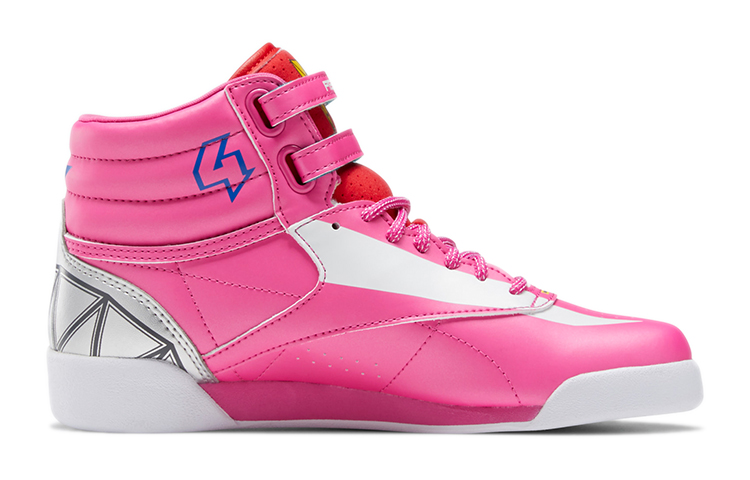 (Youth) Reebok Power Rangers Freestyle Hi 'Pink Dino Squad' 圖 2