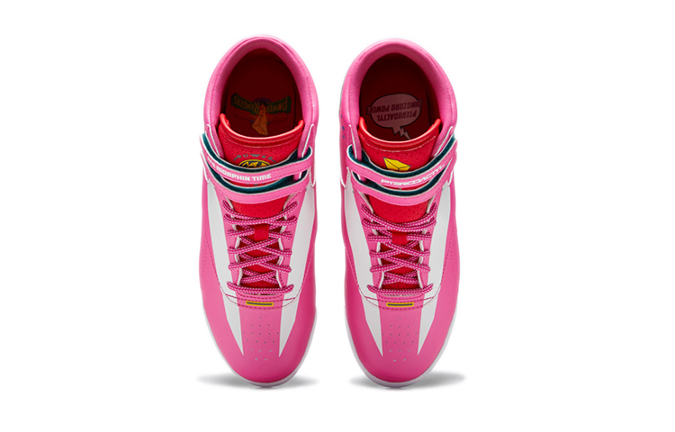 (Youth) Reebok Power Rangers Freestyle Hi 'Pink Dino Squad' 圖 4