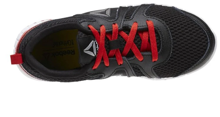 (Youth) Reebok Print Run 2.0 'Black Red' BD5063 Lookbook (Youth) Reebok Print Run 2.0 'Black Red' BD5063