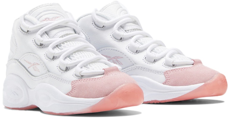 (Youth) Reebok Question Mid 'Pink Toe' GX9365 Lookbook (Youth) Reebok Question Mid 'Pink Toe' GX9365