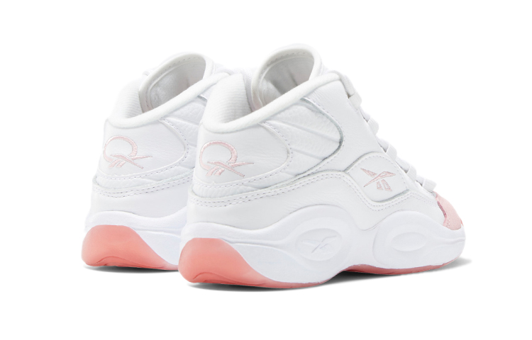 Shop (青少年) Reebok Question Mid 'Pink Toe' GX9365