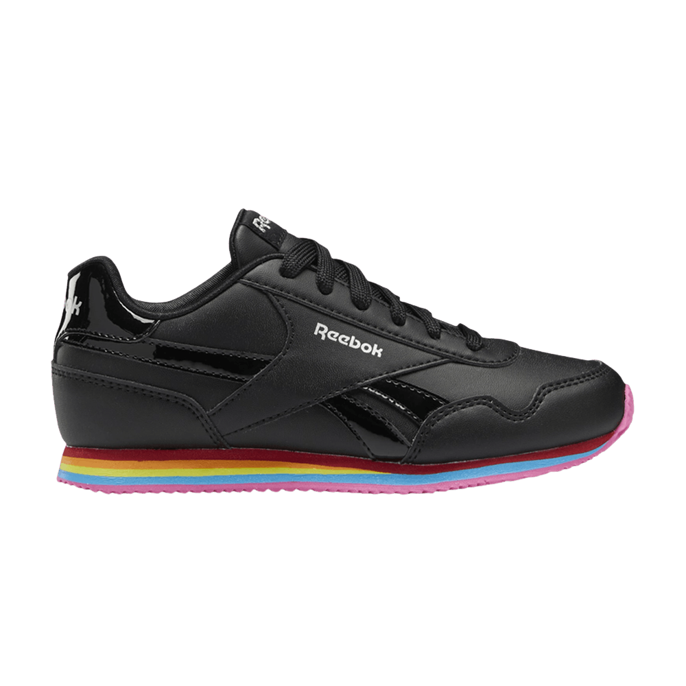(Youth) Reebok Royal Classic Jog 3 'Black Rainbow' GW3706