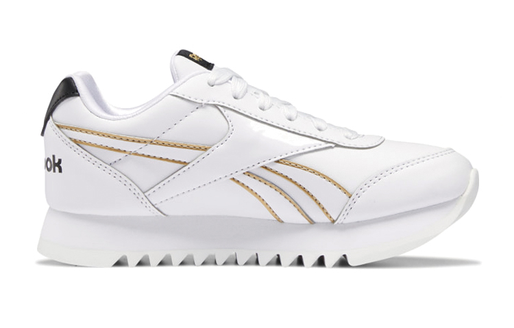 (Youth) Reebok Royal Classic Jogger 2 Platform 'Black White' 圖 2