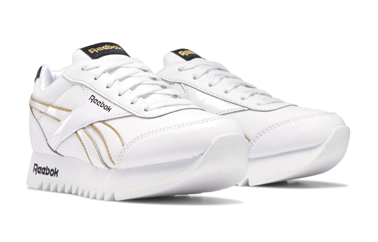 (Youth) Reebok Royal Classic Jogger 2 Platform 'Black White' 圖 3