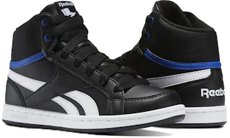 Lookbook 大童 Reebok Royal Prime Mid 休閒 防滑耐磨 中幫 兒童板鞋 黑藍