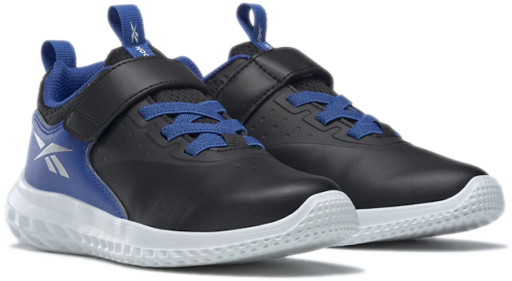 中童 Reebok Runner 4.0 舒適 耐磨 低幫 兒童跑步鞋 黑藍 Lookbook 中童 Reebok Runner 4.0 舒適 耐磨 低幫 兒童跑步鞋 黑藍