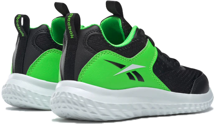 (JR) Reebok Rush Runner 4 'Hitam Hijau' GW0013 Shop (JR) Reebok Rush Runner 4 'Hitam Hijau' GW0013