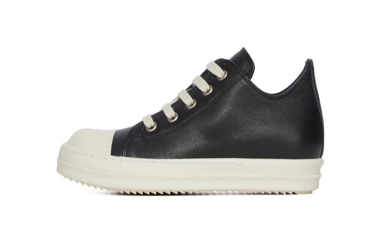 (Youth) Rick Owens Ramones Low 'Black Milk' BG02C6899-LMU-911