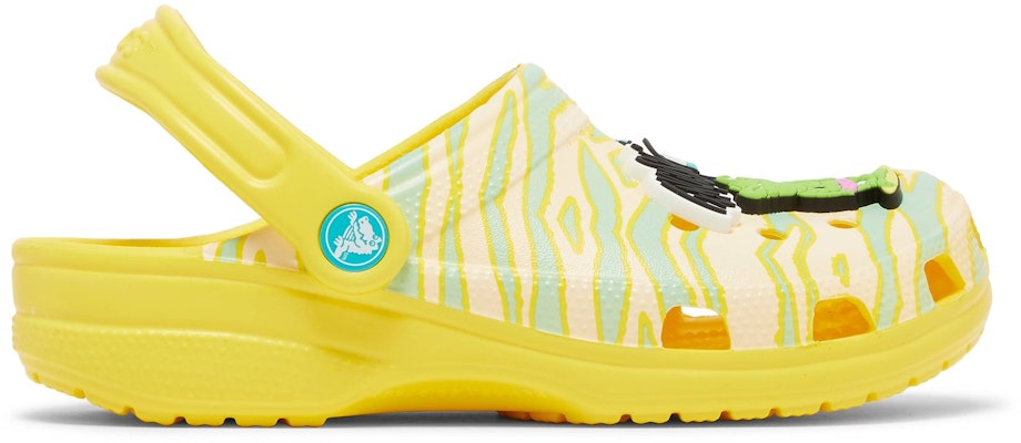 (JR) Ron English x Crocs Classic Clog 'Party Animals - Zebra Lemon' Lelaki Perempuan 207622-7HF Buy (JR) Ron English x Crocs Classic Clog 'Party Animals - Zebra Lemon' Lelaki Perempuan 207622-7HF