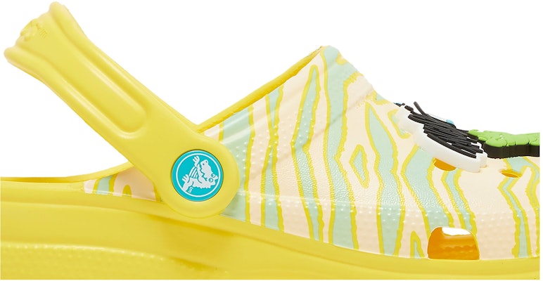 (JR) Ron English x Crocs Classic Clog 'Party Animals - Zebra Lemon' Lelaki Perempuan 207622-7HF Order (JR) Ron English x Crocs Classic Clog 'Party Animals - Zebra Lemon' Lelaki Perempuan 207622-7HF