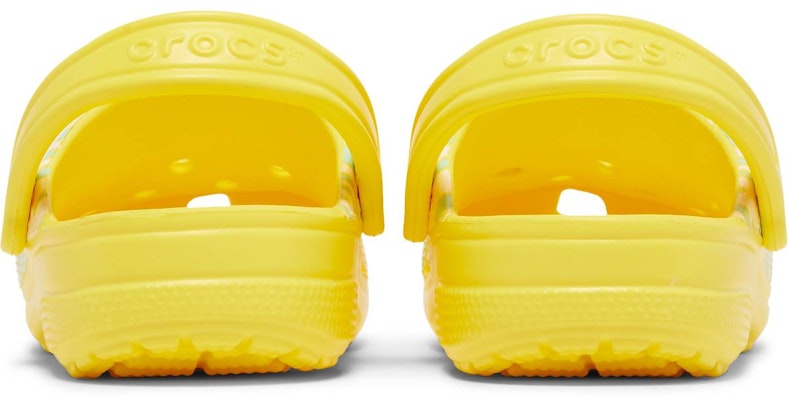 (JR) Ron English x Crocs Classic Clog 'Party Animals - Zebra Lemon' Lelaki Perempuan 207622-7HF Details for (JR) Ron English x Crocs Classic Clog 'Party Animals - Zebra Lemon' Lelaki Perempuan 207622-7HF