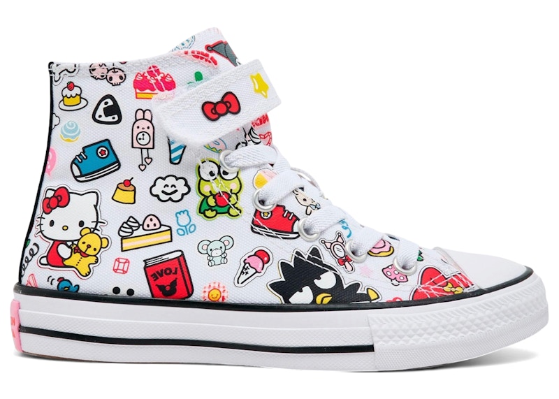 (Youth) Sanrio x Converse Chuck Taylor All Star High Hello Kitty 'White' A17701C