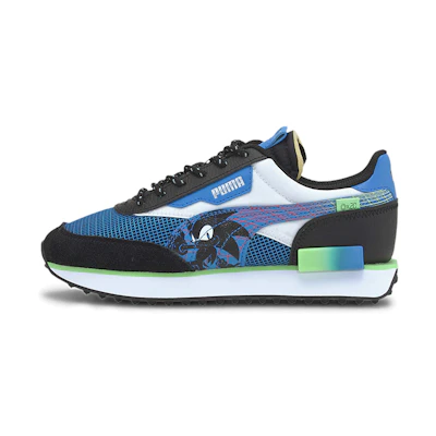 (Youth) Puma SEGA Future Rider 'Sonic White Blue Black'