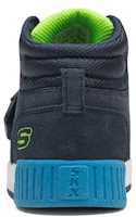 Shop 大童 Skechers Adapters 高帮 兒童板鞋 海軍藍色