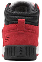 Shop 大童 Skechers Adapters 休閒 防滑透氣 高筒 兒童板鞋 紅色