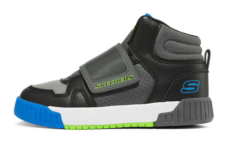 (Youth) Skechers Adapters High 'Blue Black' 405700L-BKCC