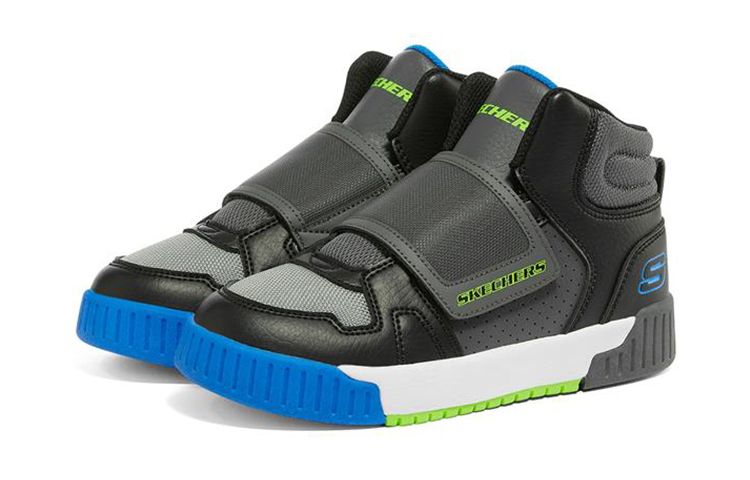 (Youth) Skechers Adapters High 'Blue Black' 圖 3