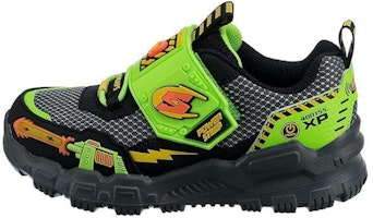 (Youth) Skechers Adventure Track-Sound Blaster Sneaker 'Black Green' 400155-LBKLM (Youth) Skechers Adventure Track-Sound Blaster Sneaker 'Black Green' 400155-LBKLM