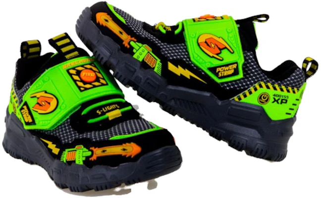 (JR) Sneaker Skechers Adventure Track-Sound Blaster ''Nero Verde'' 400155-LBKLM Lookbook (JR) Sneaker Skechers Adventure Track-Sound Blaster ''Nero Verde'' 400155-LBKLM