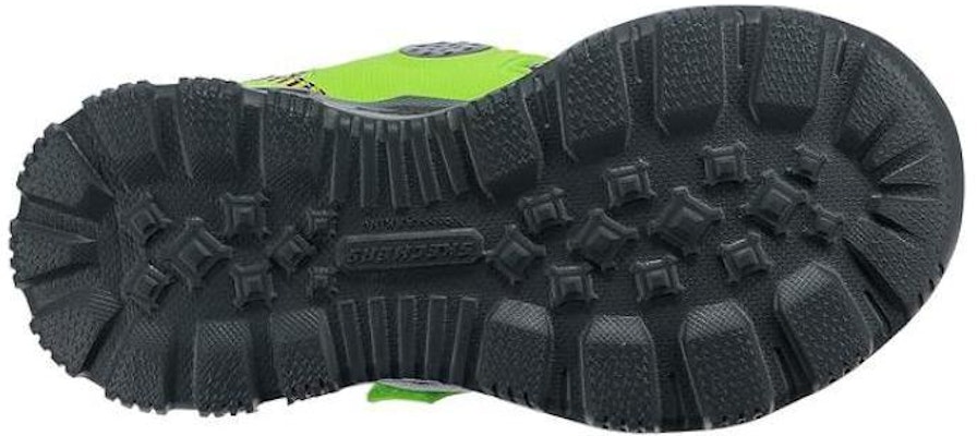 (Youth) Skechers Adventure Track-Sound Blaster Sneaker 'Black Green' 400155-LBKLM Purchase (Youth) Skechers Adventure Track-Sound Blaster Sneaker 'Black Green' 400155-LBKLM