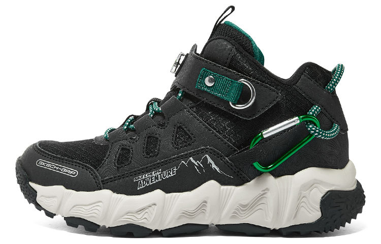 (Youth) Skechers Adventure Track 'Black Green' 405279L-BKGR