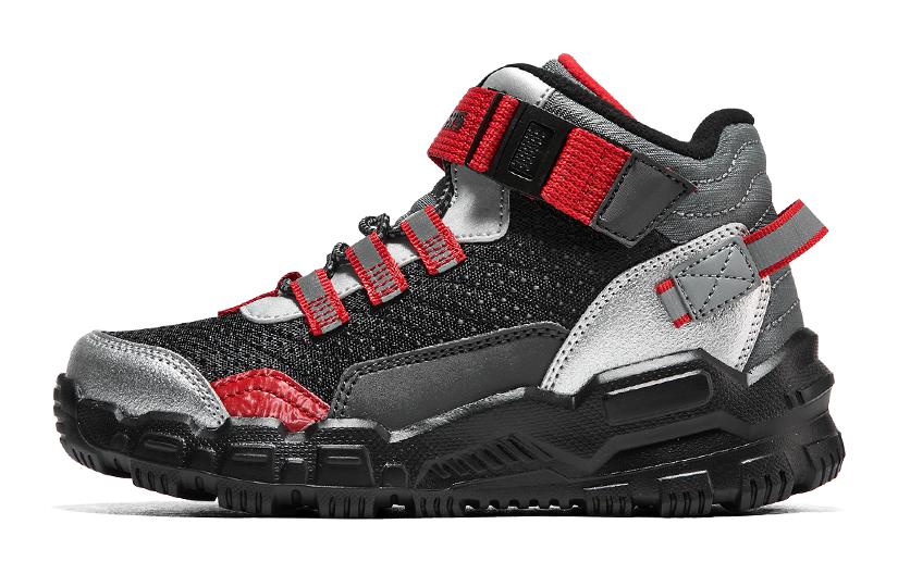 (Youth) Skechers Adventure Track 'Black Grey Red' 405230L-BKMT