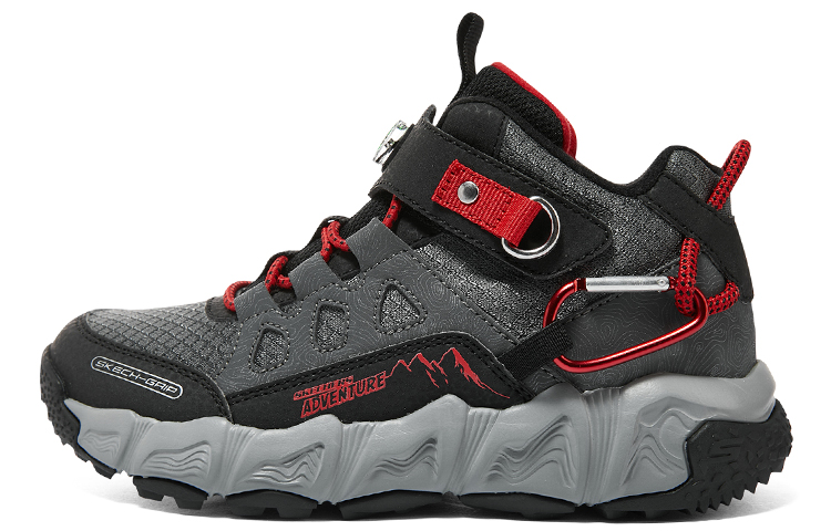 (Youth) Skechers Adventure Track 'Black Red' 405279L-BKRD