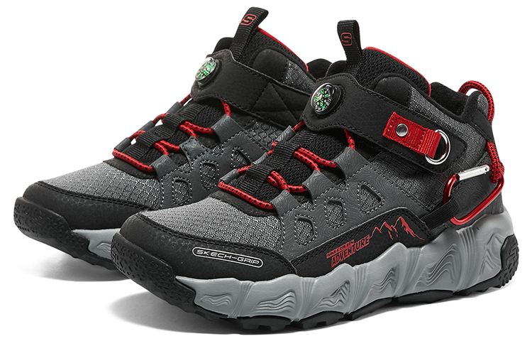 Shop (JR) Skechers Adventure Track ''Noir Rouge'' 405279L-BKRD