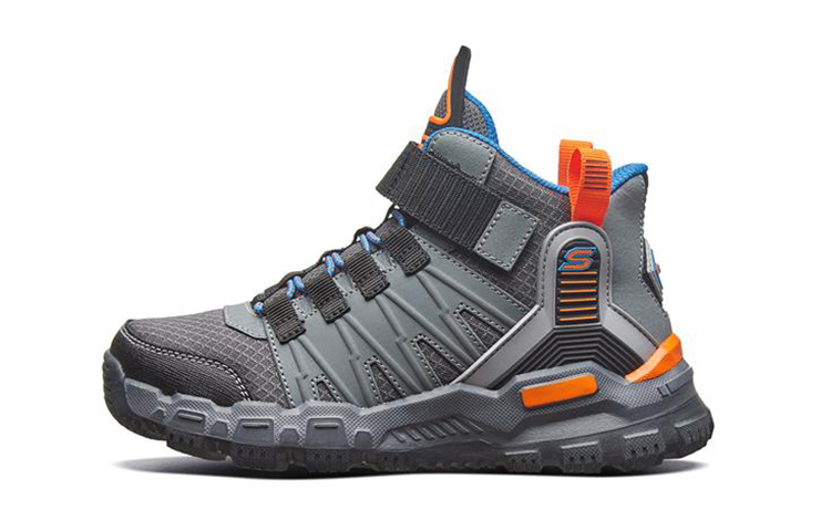 (Youth) Skechers Adventure Track 'Grey Black' 97900L-GYBK