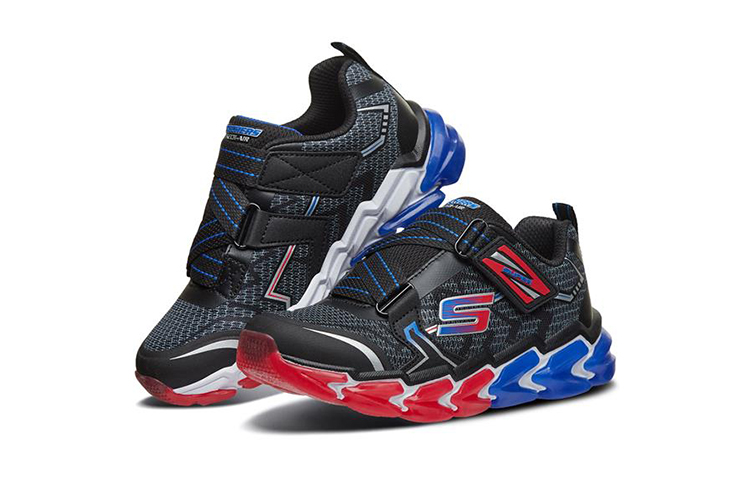 Lookbook (JR) Skechers Air 4 ''Schwarz Rot Blau'' 97727L-BKRB
