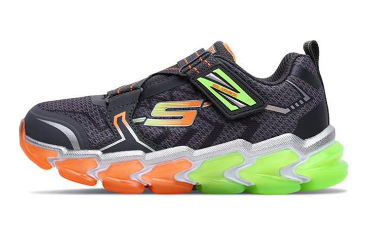 (Youth) Skechers Air 4 'Grey Orange' 97727L-CCOR