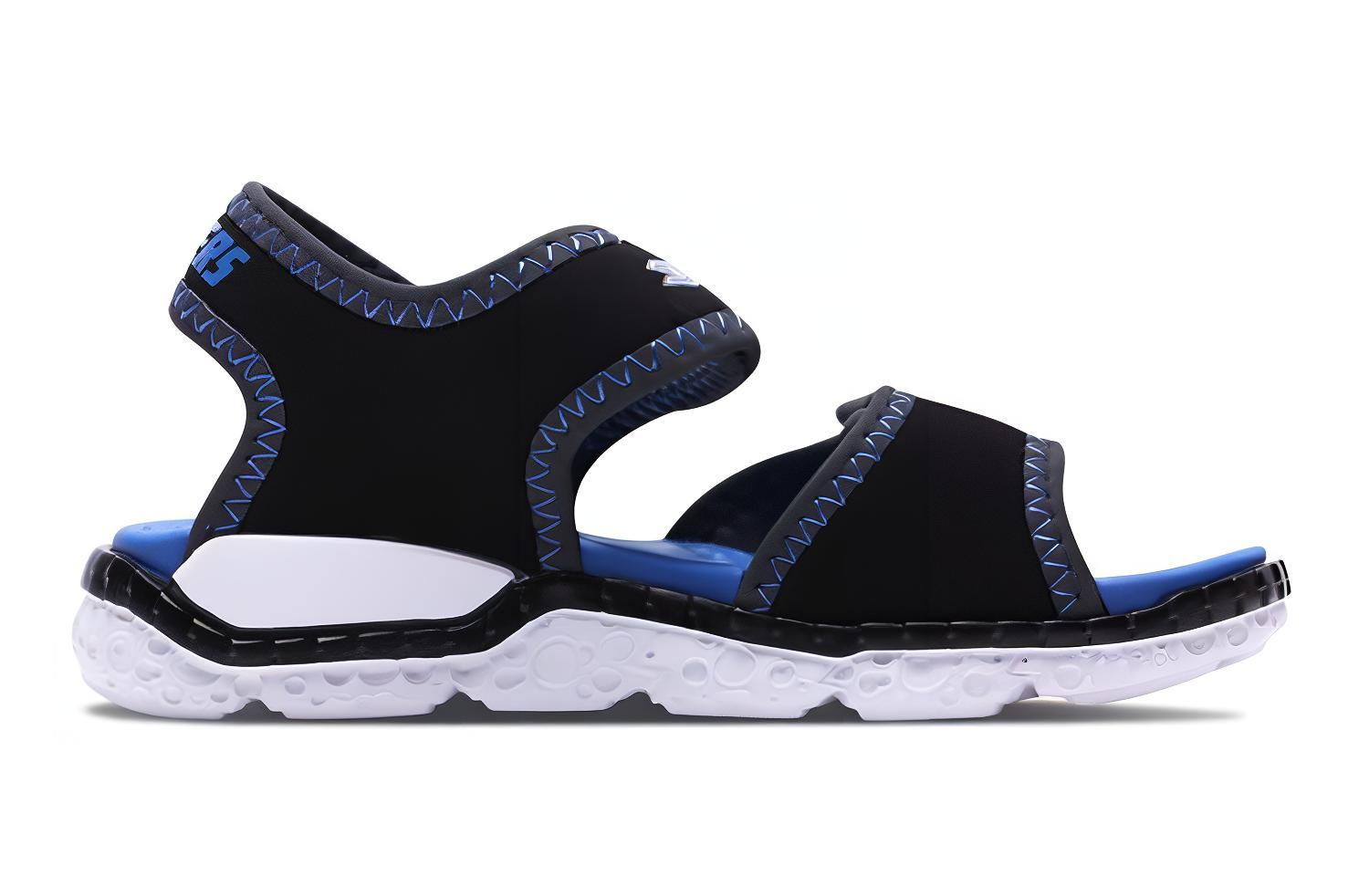 Order (JR) Skechers Astrozoid 'Hitam Biru Velcro' 97520L-BKRY