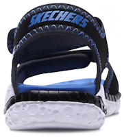 Shop 大童 Skechers Astrozoid 魔術貼運動涼鞋 黑藍