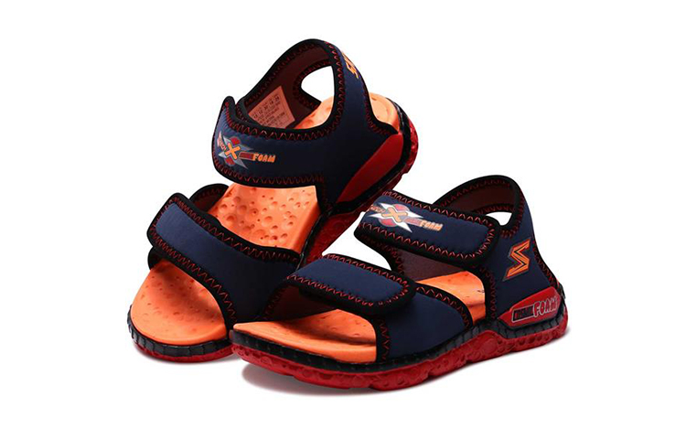 Lookbook (JR) Skechers Astrozoid "Blu Rosso Velcro" 97520L-NVRD
