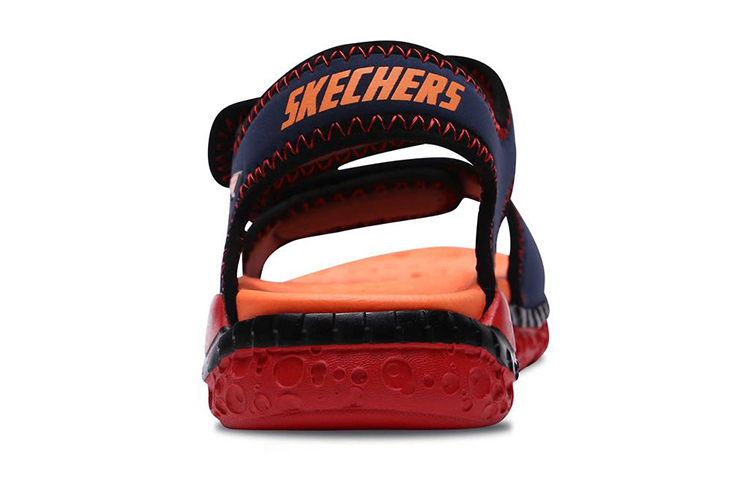 Shop (JR) Skechers Astrozoid "Blu Rosso Velcro" 97520L-NVRD