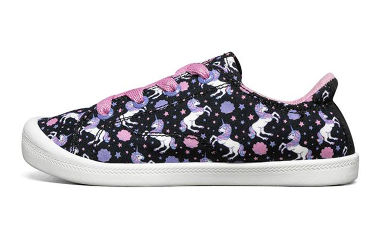 (Youth) Skechers Beach Bingo 'Black Rainbow' 85696L-BKMT