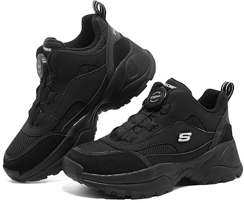 (JR) 스케쳐스 스포츠 블랙 슈즈 (Seu-ke-chyeo-seu Seu-po-cheu Beul-laek Syu-jeu) 402247L-BLK Shop (JR) 스케쳐스 스포츠 블랙 슈즈 (Seu-ke-chyeo-seu Seu-po-cheu Beul-laek Syu-jeu) 402247L-BLK