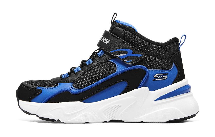 (Youth) Skechers Bobs Bamina 'Blue Black' 405222L-BKRY