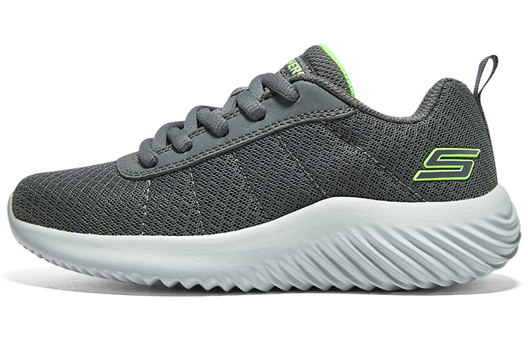 (Youth) Skechers Bounder - Karonik 'Grey White' 403745L-CHAR
