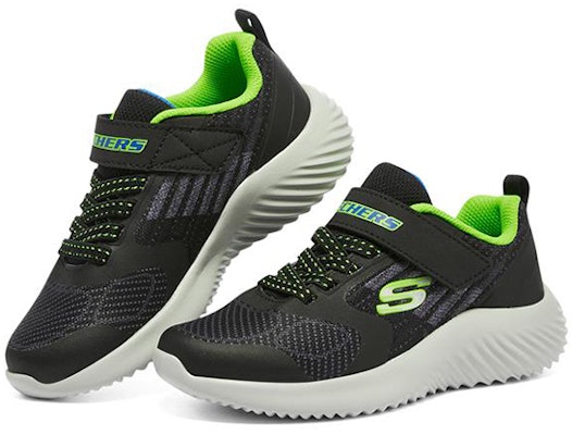 (JR) Skechers Bounder 'Negro Azul' 403732L-BBLM Lookbook (JR) Skechers Bounder 'Negro Azul' 403732L-BBLM