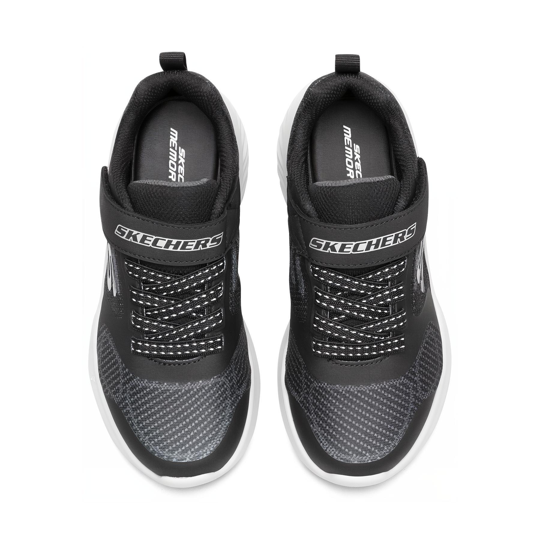Shop (JR) Skechers Bounder Hardloopschoenen ''Zwart Wit'' 403732L-BKCC